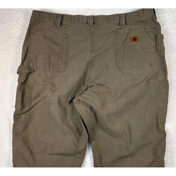 Carhartt Other - Carhartt Men's Carpenter Canvas Pants Brown 44 x 30 Has Some Stains See Pic